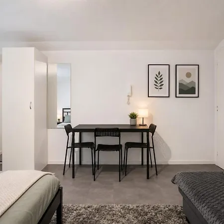 Apartman Deluxe Studio, Naturellement Frais, Parking Prive Gratuit, Centre Mulhouse
